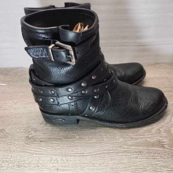 Mens Muro Unique Shoes Black Leather Boots Size Made in Mexico Size 25 USA 8 main image 5